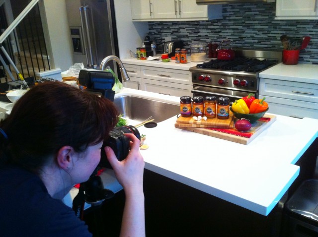 Melissa photographing food