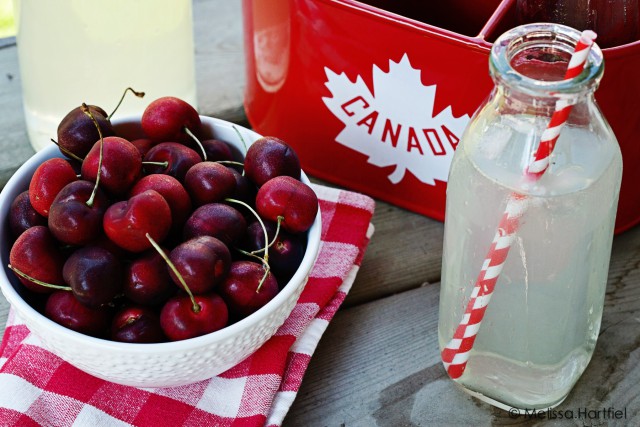 Cherries and Lemonade on Canada Day
