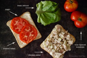 anatomy of a chicken salad sandwich | www.eyesbiggerthanmystomach.com
