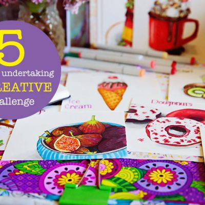5 tips for undertaking a daily creativity challenge | eyes bigger than my stomach
